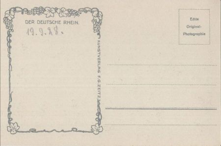 Drachenfels - Blick zum Rhein