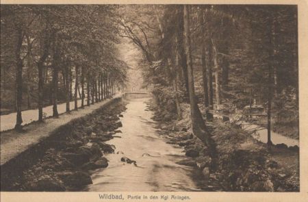 Bad Wildbad - Partie in dem Kgl. Anlagen Bad Wildbad - Partie in dem Kgl. Anlagen