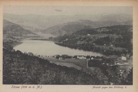 Titisee - Ansicht gegen den Feldberg Titisee - Ansicht gegen den Feldberg