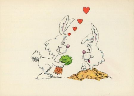 Hase mit Herz Hase mit Herz
