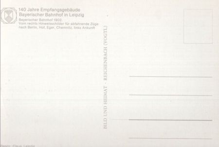Leipzig - Bayerischer Bahnhof (Repro) Leipzig - Bayerischer Bahnhof (Repro)