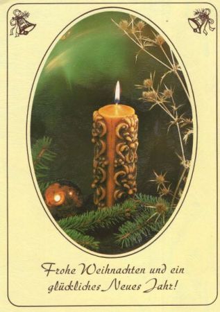 Frohe Weihnachten - Kerze Frohe Weihnachten - Kerze