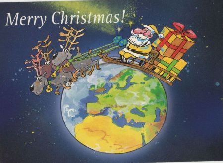 Merry Christmas - Weihnachtsmann Merry Christmas - Weihnachtsmann