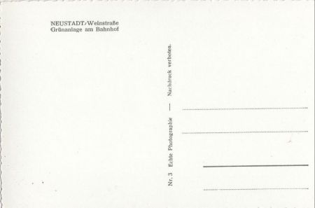 Neustadt Weinstraße - Grünanlage am Bahnhof Neustadt Weinstraße - Grünanlage am Bahnhof