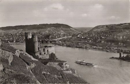 Bingen - mit Burg Ehrenfels Bingen - mit Burg Ehrenfels