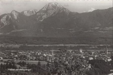 Villach - Österreich - mit Mittagskogel Villach - Österreich - mit Mittagskogel