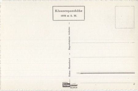 Klausenpass - Schweiz - Serpentinen