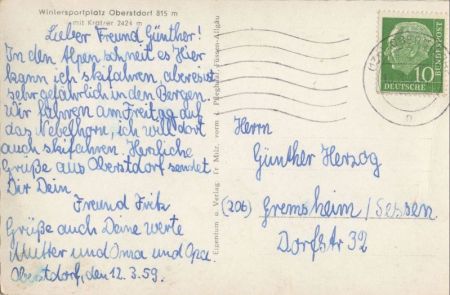 Oberstdorf - Winteransicht