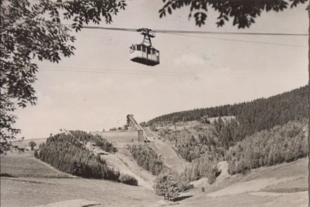Oberwiesenthal - Blick zu den Sprungschanzen Oberwiesenthal - Blick zu den Sprungschanzen