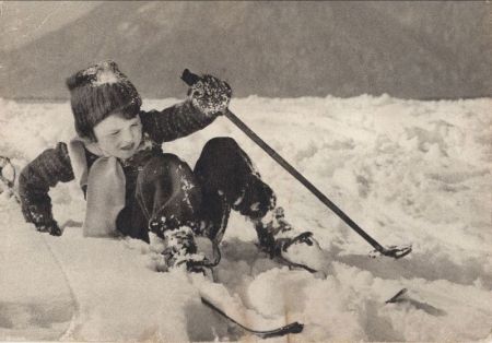 Kind auf Skiern Kind auf Skiern