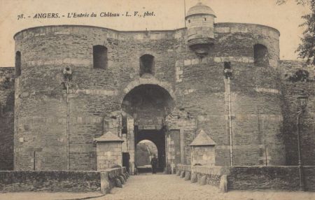 Angers - Frankreich - Entree de Chateau Angers - Frankreich - Entree de Chateau