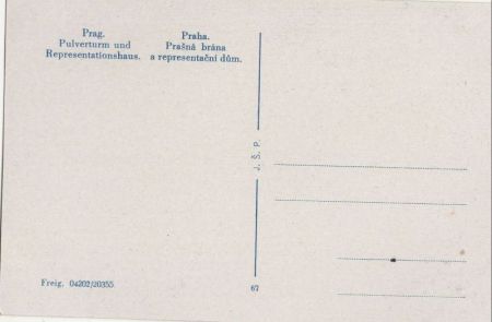 Prag - Praha - Tschechien - Pulverturm und Repräsentationshaus
