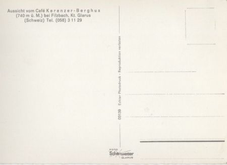 Filzbach - Schweiz - Café Kerenzer-Berghus