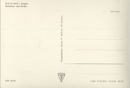 Geising - Ratskeller und Kirche