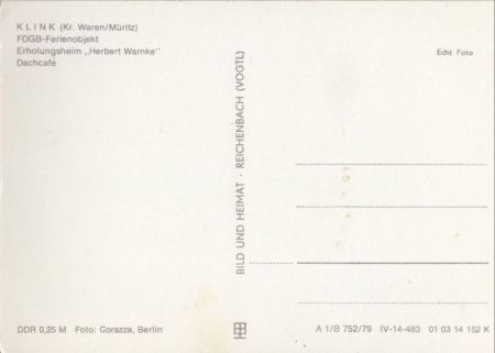 Klink - Erholungsheim Herbert Warnke