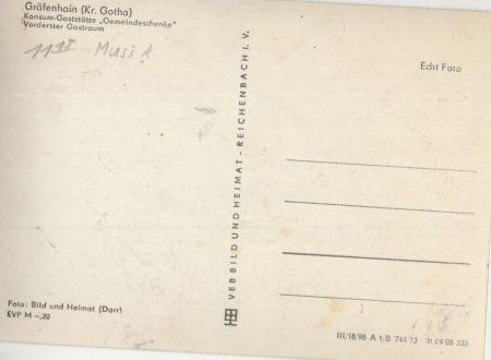 Gräfenhain, Thüringen - Gaststätte Gemeindeschenke Gräfenhain, Thüringen - Gaststätte Gemeindeschenke
