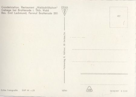 Brotterode - Restaurant Waldschlösschen Brotterode - Restaurant Waldschlösschen