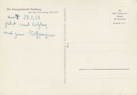 Salzburg - Österreich - mit Untersberg Salzburg - Österreich - mit Untersberg