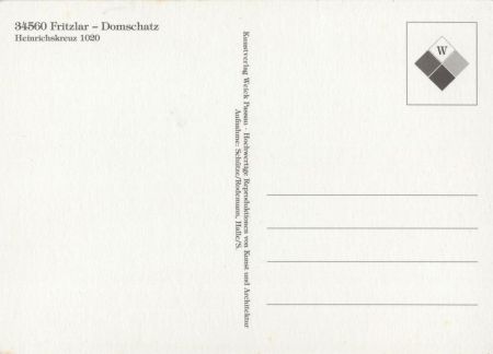 Fritzlar - Domschatz - Heinrichskreuz Fritzlar - Domschatz - Heinrichskreuz
