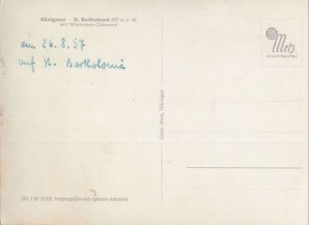 Königssee - St. Bartholomä