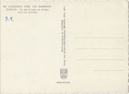 Camargue - Frankreich - Reitendes Paar Camargue - Frankreich - Reitendes Paar