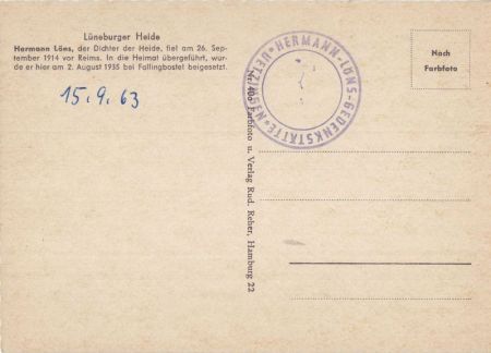 Lüneburger Heide - Hermann-Löns-Grab