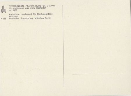 Nördlingen - Pfarrkirche, Hl. Magdalena