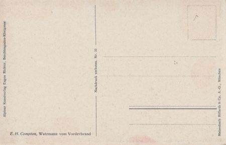 Watzmann - vom Vorderbrand Watzmann - vom Vorderbrand
