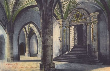 Frankfurt Main - Römer, Aufgang zum Kaisersaal Frankfurt Main - Römer, Aufgang zum Kaisersaal