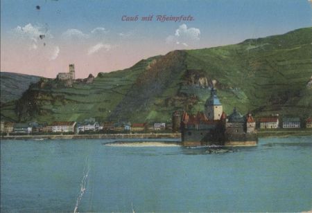 Caub - Kaub - mit Rheinpfalz Caub - Kaub - mit Rheinpfalz