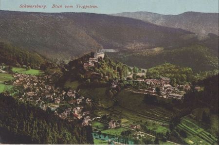 Schwarzburg - Blick vom Trippstein Schwarzburg - Blick vom Trippstein