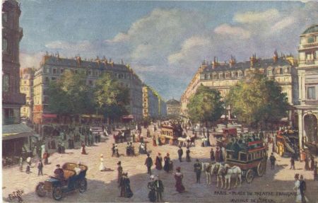 Paris - Frankreich - Place du Theatre Francaise Paris - Frankreich - Place du Theatre Francaise