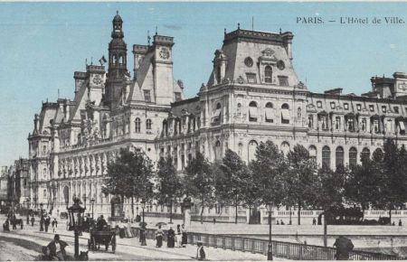 Paris - Frankreich - Hotel de Ville Paris - Frankreich - Hotel de Ville