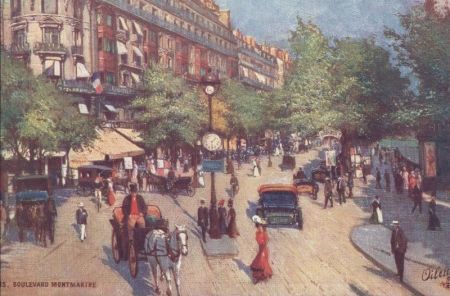 Paris - Frankreich - Boulevard Montmatre Paris - Frankreich - Boulevard Montmatre