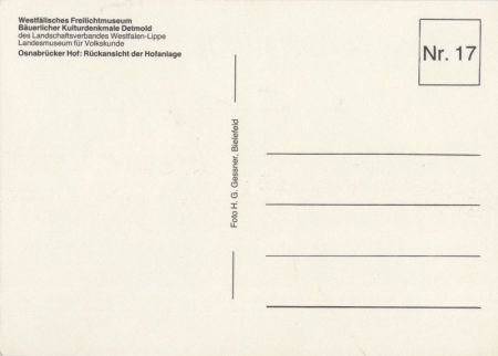 Detmold - Freilichtmuseum - Osnabrücker Hof