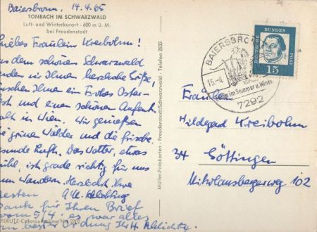 Baiersbronn-Tonbach - von oben