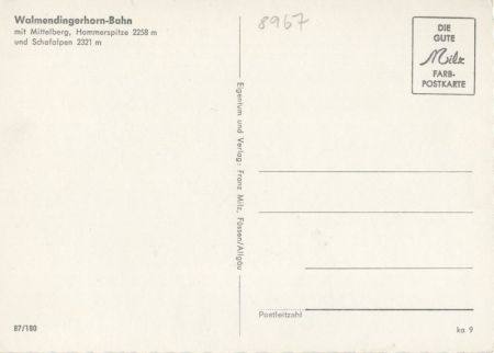Altusried Mittelberg - Walmendingerhorn-Bahn