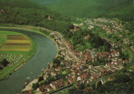 Neckarsteinach - von oben Neckarsteinach - von oben
