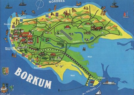 Borkum - Übersicht Borkum - Übersicht