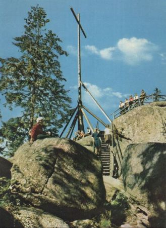 Fichtelgebirge, Luisenburg - Gipfelkreuz Fichtelgebirge, Luisenburg - Gipfelkreuz