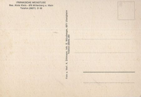 Miltenberg - Fränkische Weinstube Miltenberg - Fränkische Weinstube
