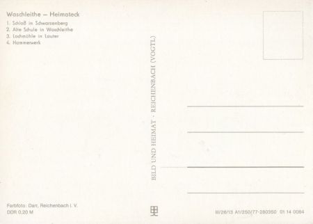 Grünhain-Beierfeld, Waschleithe - Heimateck Grünhain-Beierfeld, Waschleithe - Heimateck