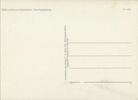 Gerolstein - Kasselburg Gerolstein - Kasselburg