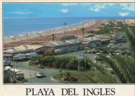 Playa del Inglés - Spanien - mit Straßen Playa del Inglés - Spanien - mit Straßen