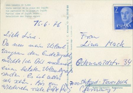 Playa del Inglés - Spanien - vista parcial