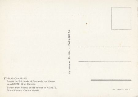 Gran Canaria - Spanien - Puesta de Sol desde el Puerto de las Nieves