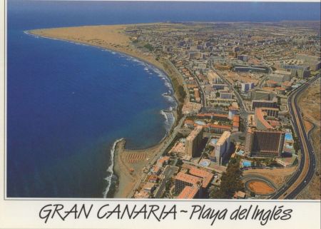 Playa del Inglés - Spanien - von oben Playa del Inglés - Spanien - von oben
