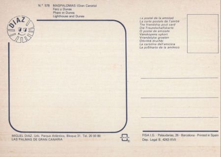 Maspalomas - Spanien - Faro y Dunas