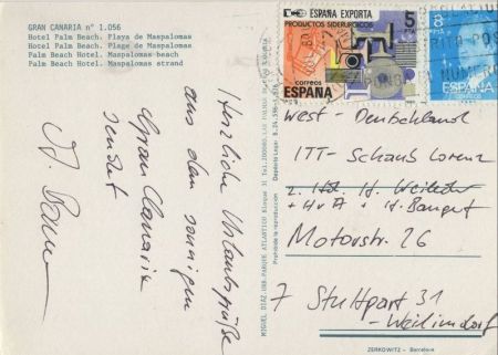 Maspalomas - Spanien - Hotel Palm Beach