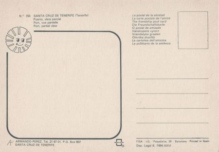 Santa Cruz de Tenerife - Spanien - Puerto, vista parcial